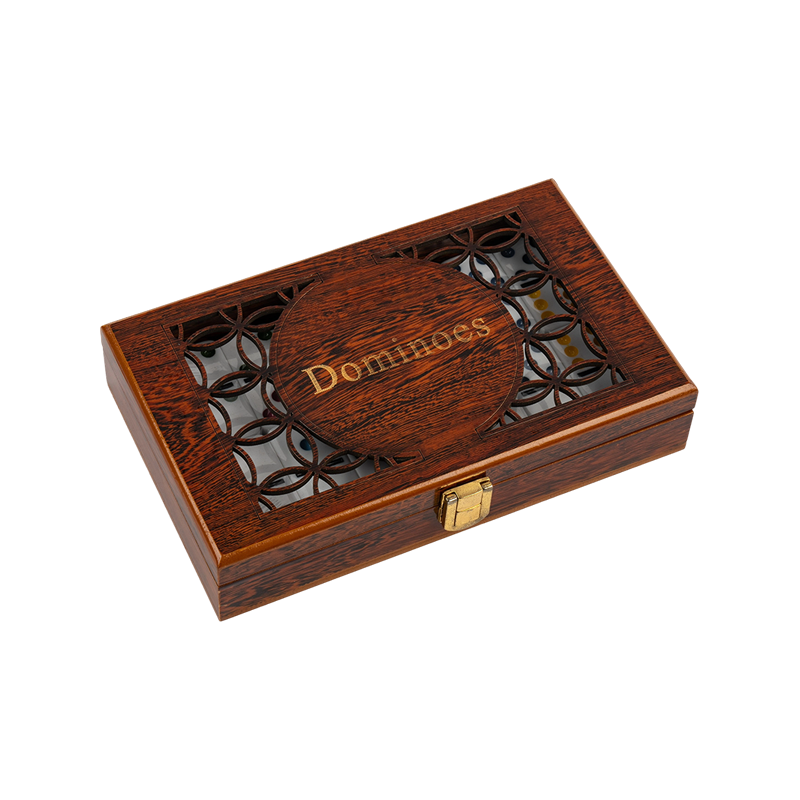 MAHAL NA DOUBLE 6 WOODEN BOX DOMINO
