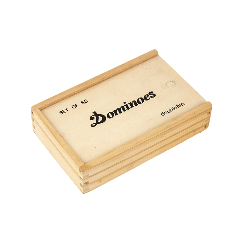Orihinal na kahoy na dobleng siyam na kahoy na domino